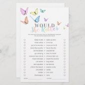 Niedliches Butterfly Baby Duschspiel (Vorne/Hinten)