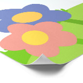 Niedliches Butterfly-Poster Poster (Ecke)