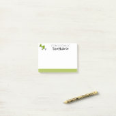 Niedliches Button aus dem Schreibtisch des Individ Post-it Klebezettel (Auf Schreibtisch)