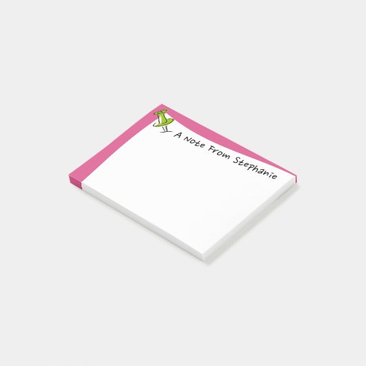 Niedliches Button aus dem Schreibtisch des Individ Post-it Klebezettel (angewinkelt)