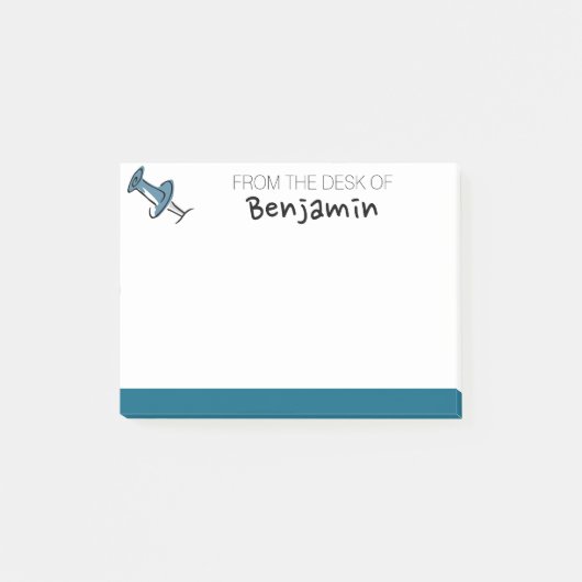 Niedliches Button aus dem Schreibtisch des Individ Post-it Klebezettel (Vorderseite)