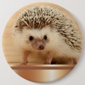 Niedliches Button für den Igel (Vorderseite)