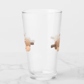 Niedliches Button und Teig Backwaren Cartoon Glas (Links)