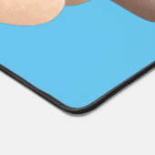 Niedliches Button und Teig Backwaren Cartoon Schreibtischunterlage (Ecke)