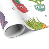 Niedliches Cactus Nature Succulents-Muster Geschenkpapier (Rolleneckpunkt)