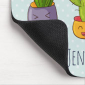 Niedliches Cactus Nature Succulents-Muster Mousepad (Ecke)