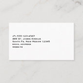 Niedliches Cactus Nature Succulents-Muster Visitenkarte (Rückseite)