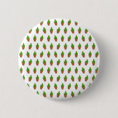 Niedliches Cactus Pattern - Happy Pflanze Lover De Button (Vorderseite)