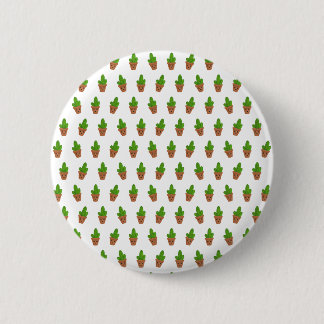 Niedliches Cactus Pattern - Happy Pflanze Lover De Button