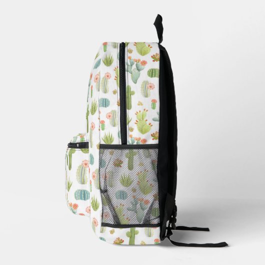 Niedliches Cactus Stehend Pattern Bedruckter Rucksack (Rechts)