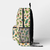 Niedliches Cactus Stehend Pattern Bedruckter Rucksack (Rechts)
