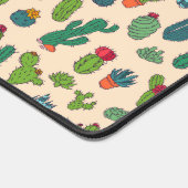 Niedliches Cactus Stehend Pattern Schreibtischunterlage (Ecke)