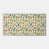 Niedliches Cactus Stehend Pattern Schreibtischunterlage (Vorderseite)