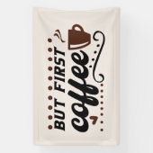 niedliches Café Banner (Vertikal)