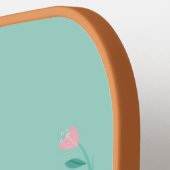 Niedliches Calico Cat und Pickleball Paddel Schläger (Linke Seite)