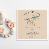 Niedliches Camel Baby Duschpapier Napkin. Serviette