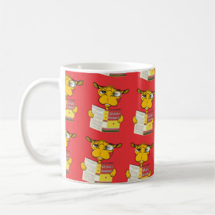 Niedliches Camel Lesen eines Buches (Erwachsene) K Kaffeetasse