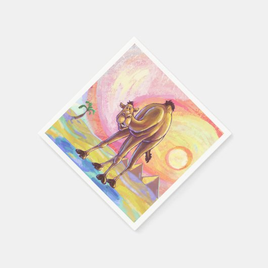 Niedliches Camel-Party-Center Serviette (Ecke)