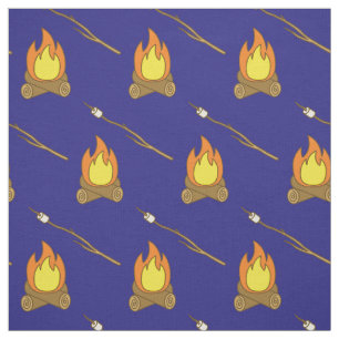 Niedliches Camp Fire Smores Kinder Zimmer Dekor Bl Stoff