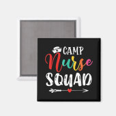 Niedliches Camp Nurse Squad Funny Nurses Match Magnet (Vorderseite/Rückseite)