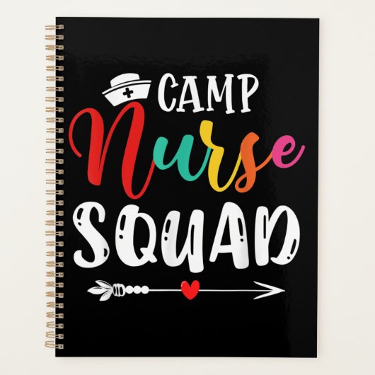 Niedliches Camp Nurse Squad Funny Nurses Match Planer (Vorderseite)