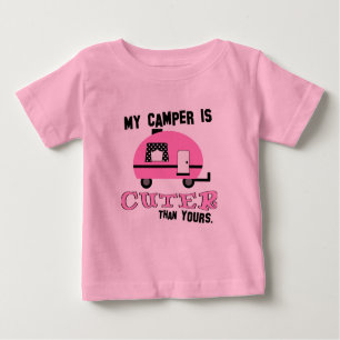 Niedliches Camper-Rüsche-Shirt für Kleinkinder Baby T-shirt