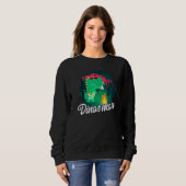 Niedliches Camping Dinosmore Campfire Sweatshirt (Vorne ganz)