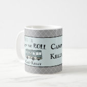 Niedliches Camping RV "dieses ist, wie wir" Kaffeetasse (Vorderseite Links)