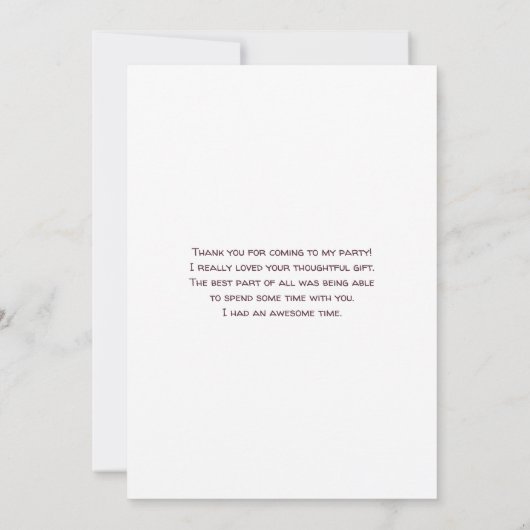 Niedliches Camping Themenmuster Vielen Dank Dankeskarte (Rückseite)