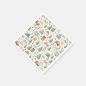 Niedliches Camping, Wandern, Freizeit und Naturthe Serviette (Ecke)