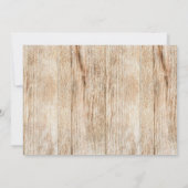 Niedliches Camping Wasserfarbe Wild Ein erster Geb Einladung (Rückseite)