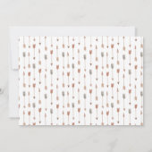 Niedliches Camping Wasserfarbe Wild Ein erster Geb Einladung (Rückseite)