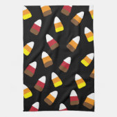 Niedliches Candy Corn Pattern Halloween Geschirrtuch (Vertikal)