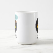 Niedliches Candy Corn-Zeichen, anpassbar Halloween Kaffeetasse (Mittel)