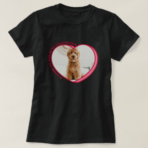 Niedliches Candy Heart Mein Hund ist mein Valentin T-Shirt