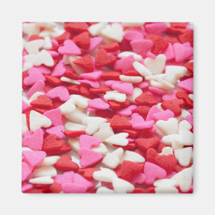 Niedliches Candy Heart Pattern Magnet