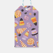 Niedliches Candycorn Muster Geschenkanhänger (Rückseite)