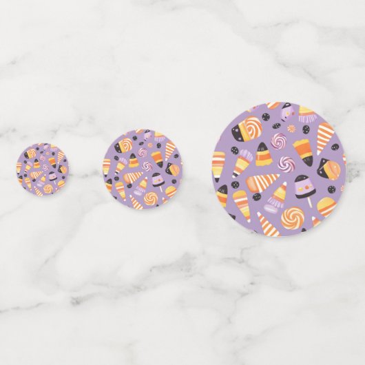 Niedliches Candycorn Muster Konfetti (Vorderseiten)