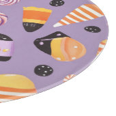 Niedliches Candycorn Muster Schneidebrett (Ecke)