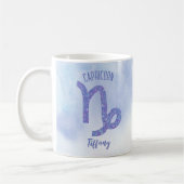 Niedliches Capricorn Astrologie Signieren Personal Kaffeetasse (Links)