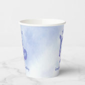 Niedliches Capricorn-Zeichen Custom Lila Geburtsta Pappbecher (Links)