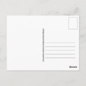 Niedliches Capybara in BienenKostüm Postkarte (Rückseite)