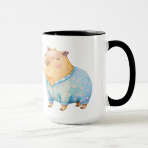 Niedliches Capybara in der Tasse Pajamas