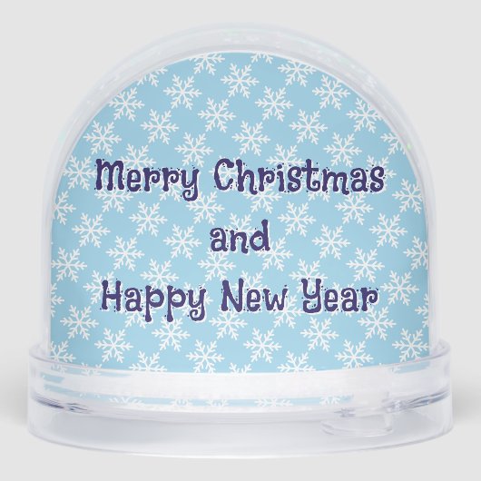 Niedliches Capybara in der Weihnachtsmannmütze Wei Schneekugeln (Rückseite)