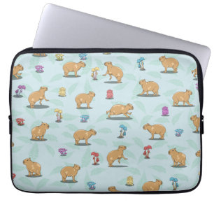 Niedliches Capybara Muster Laptopschutzhülle