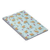 Niedliches Capybara Muster Notizblock (Rechte Seite)