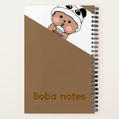 Niedliches Capybara-Notebook Notizblock (Rückseite)