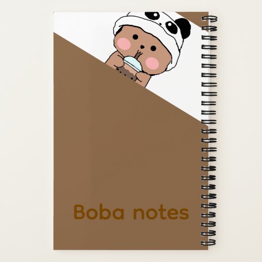 Niedliches Capybara-Notebook Notizblock (Rückseite)