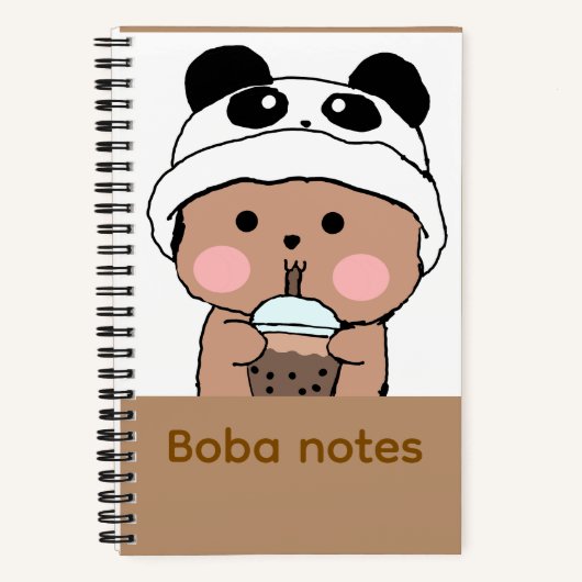 Niedliches Capybara-Notebook Notizblock (Vorderseite)