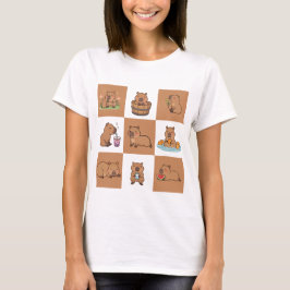 Niedliches Capybara-Shirt | Adorable & Funny Anima T-Shirt